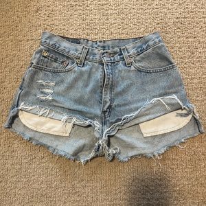 LEVI denim shorts